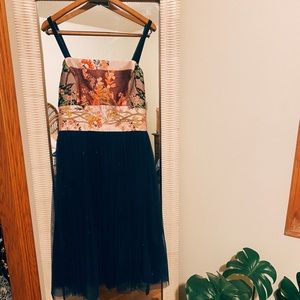 Anthropologie Japanese Cherry Blossom Dress